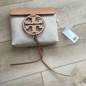 NWT Tory Burch Canvas and Leather Crossbody